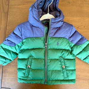 Ralph Lauren Kids' Two-Tone Puffer Jacket